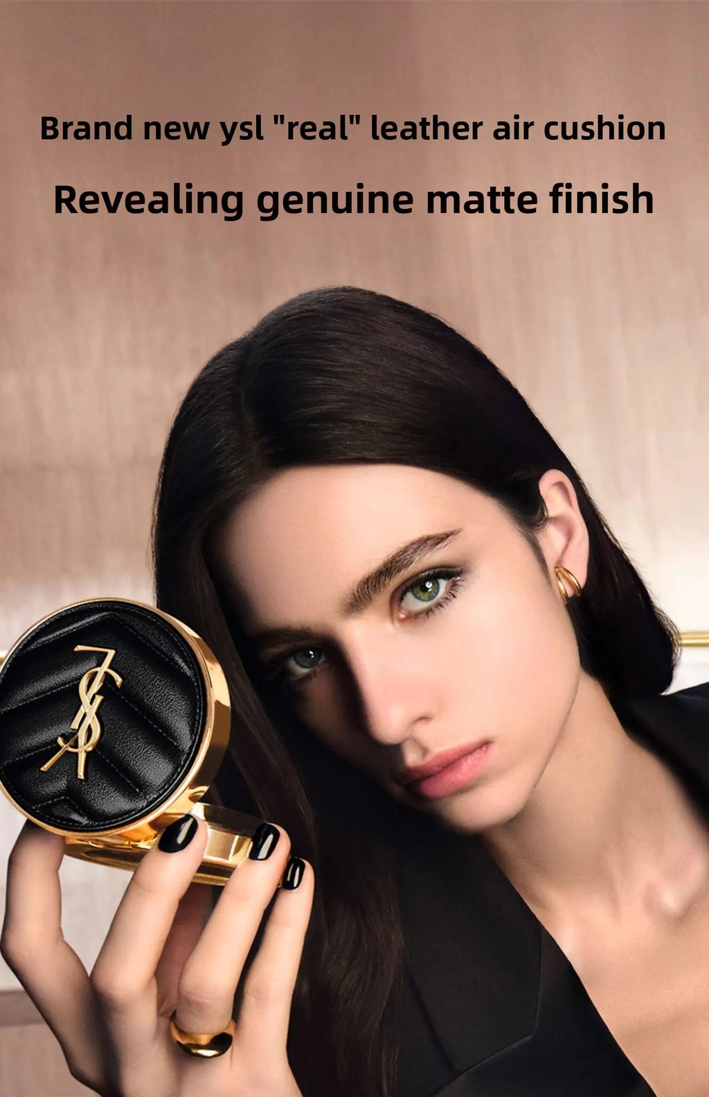 YSL New Leather Cushion - High Coverage, Transfer - Resistant, Perfect Birthday Makeup Gift for Her