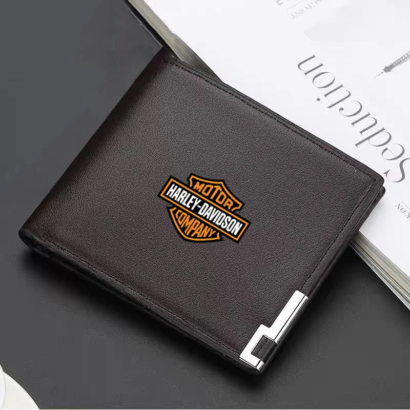 Leather Car Driver License Credit Card Holder Business Wallet For Harley Davidson Electra Glide Ultra Classic Motorcycle Styling