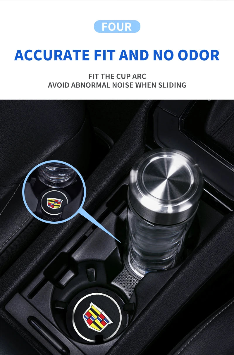 non-slip car coasters for Cadillac