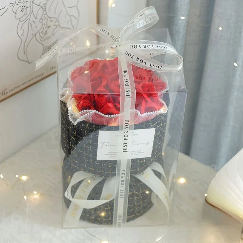 Vntine's Day Rose Bouquet Soap Gift for Girlfriend Best Friend Birthday Present Creative Festival Supplies Creative Gifts