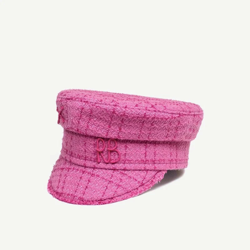 Multifunction Tweed Baker Boy Cap