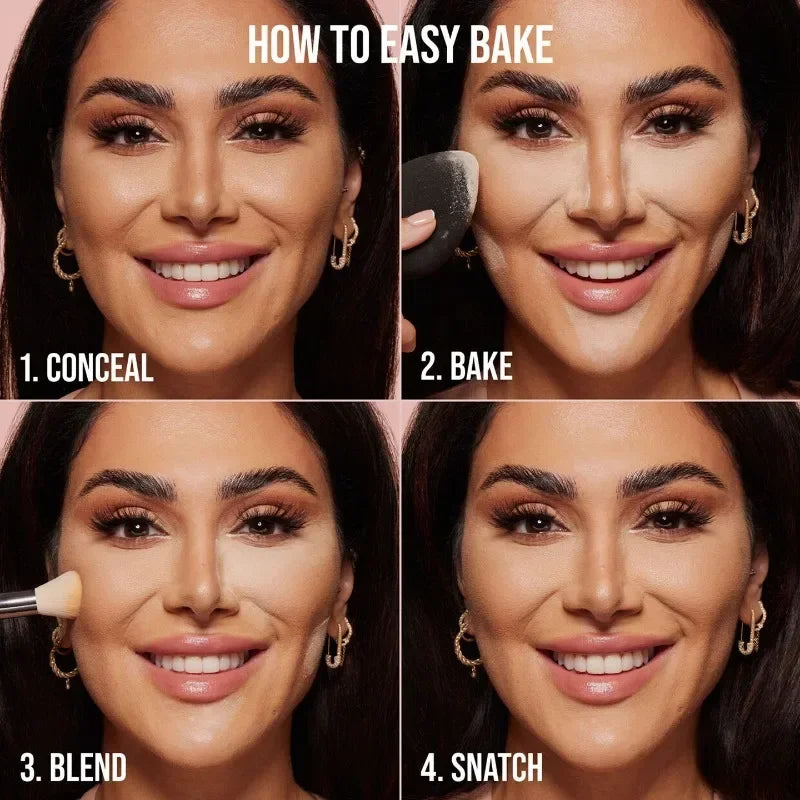 New Loose Powder Baked Setting Long Lasting Control Oil Formal Makeup Powder Face Matte Waterproof Brightening Concealer Makeup
