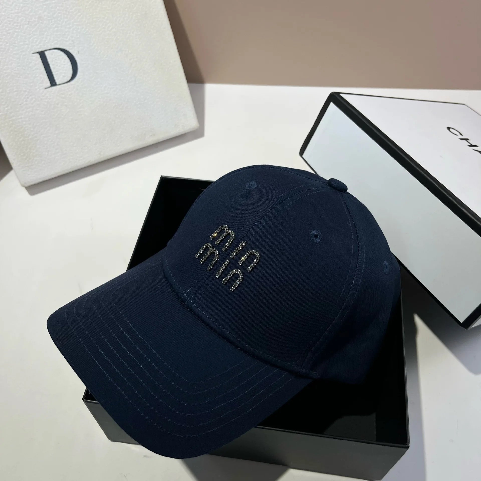 MI Hardtop Cotton Baseball Cap Versatile For All Seasons Multi-Color Duckbill Cap Fashionable Daily Casual Sports Cap