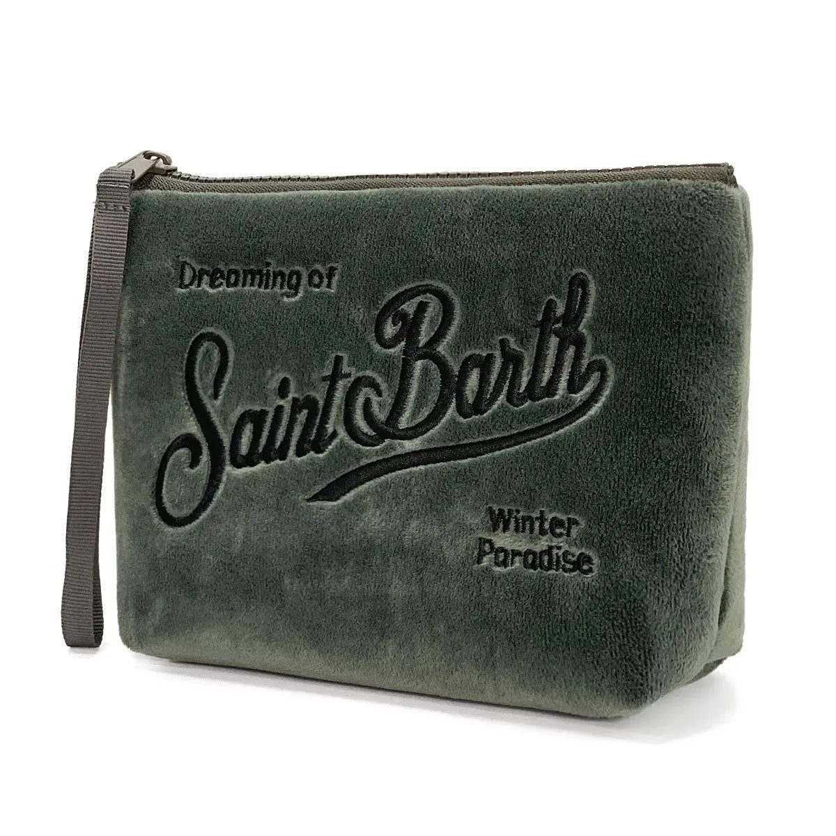 Fashion Quality New Handbag European American Clutch Bag Women's Handbag Leopard Canvas Diving Handbag Zero Wallet