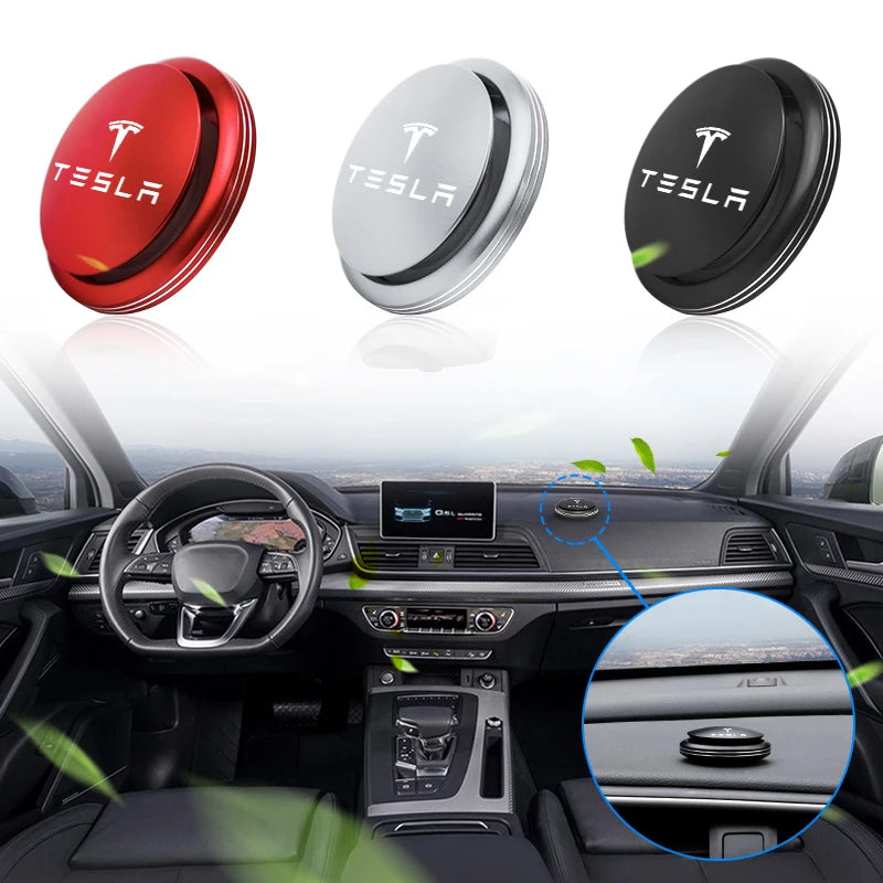 Car Perfume Air Freshener Fragrance Diffuser Interior Accessories For Tesla Model 3 Y S X Cybertruck Juguete Roadster Coil