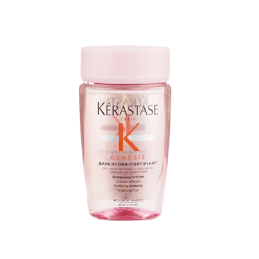 Kerastase Genesis Hydra-Fortifiant Shampoo 80/250/500ml, Anti-Breakage & Strengthening, Hydrates Hair, For Weak or Damaged Hair