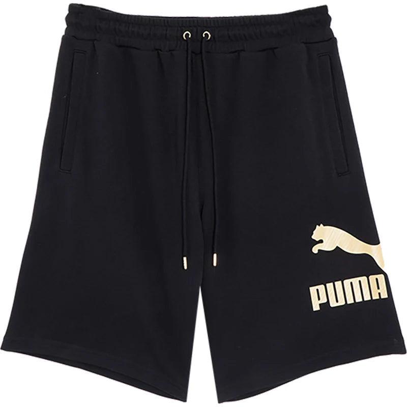 Puma Genuine Product 2024 Summer New Unisex Drawstring Casual Shorts 626881-01