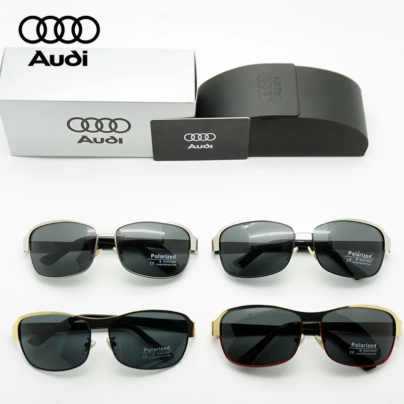 AUDI Luxury Sunglasses High End for Men Women Polarized UV400 Driving Glasses Classic Style Premium Quality Fashion Design 54