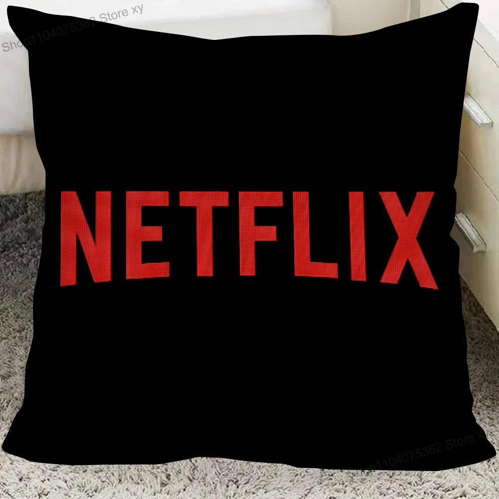 1PC Netflix Pillow Case Square Pillow Cushion Cover Bedroom Sofa Room Decoration Casual Pillow Cover