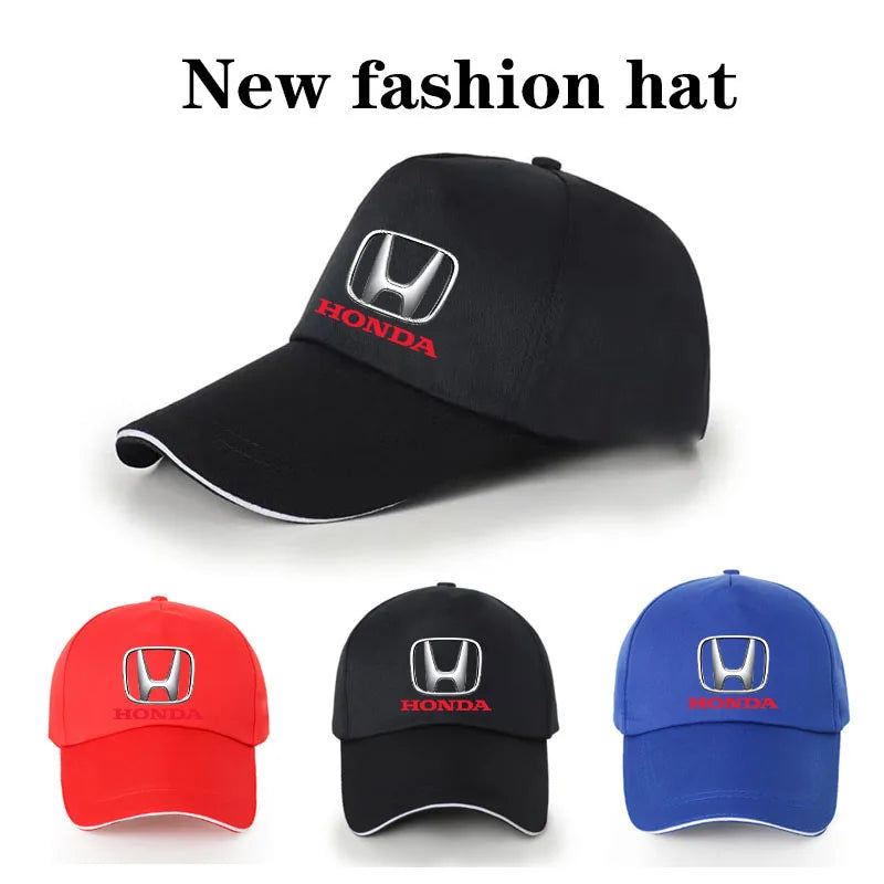 Fashion Baseball Caps Female Male Sport Cap Sun Hat For Honda Civic 10 11th Jazz City Gen Hrv Fit Accord Mugen RR Forza Vt600