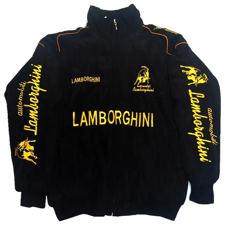 High-Quality Racing Embroidered Car Motorcycle Cycling Jacket Casual Sport Jacket Jacket Couple Coat For Lamborghini UrusHuracan
