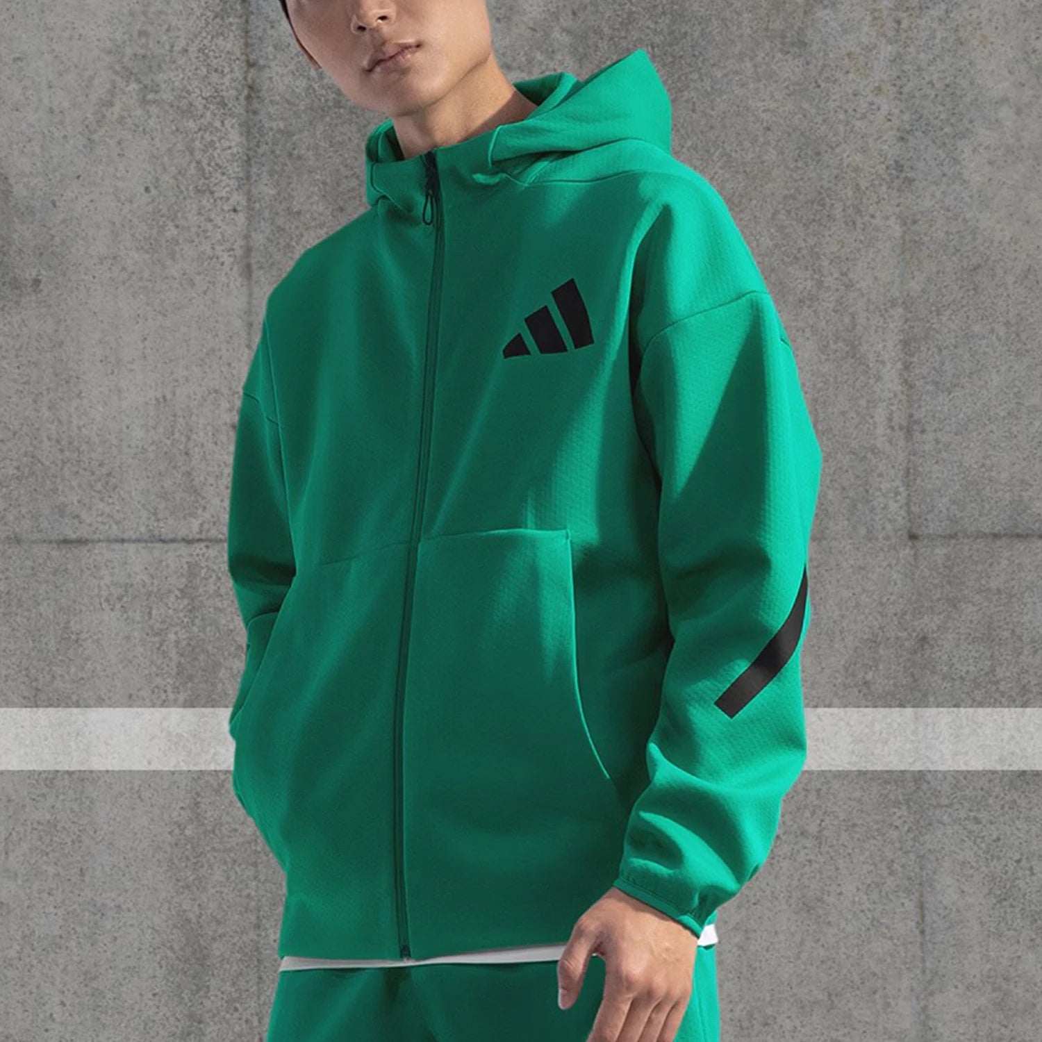 Adidas genuine M Z N E FZ Men's Dopamine Fashion Jacket JD6441