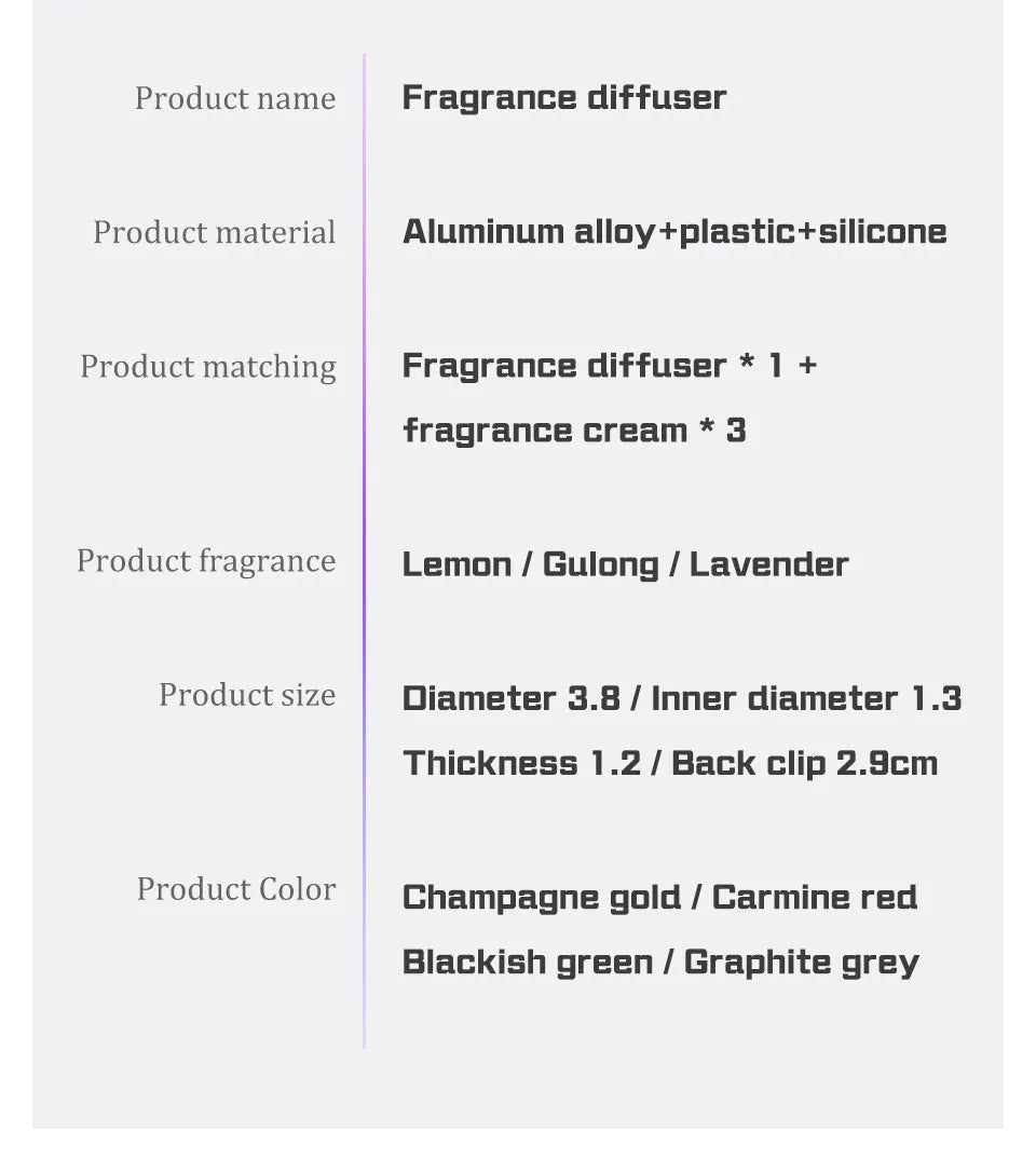 Alloy Car air outlet perfume Air Freshener Diffuser for Genesis G80 GV70 GV80 GV60 G70 Essentia Neolun G90 GV90 Solid Fragrance