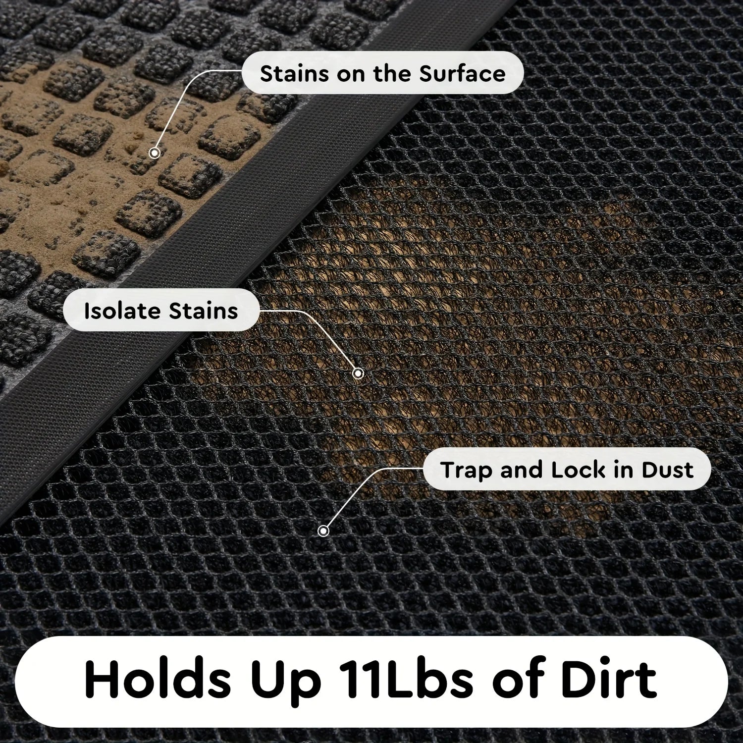 Non-slip Outdoor Elastic Carpet Front Doormat Comfortable Resilient Carpet Entrance Door Mat High Elasticity Floor Mat