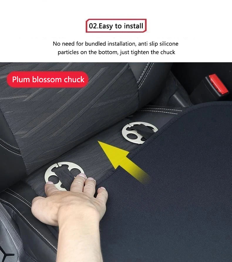 Car Front Back Seat Cushion Protect Pad Auto Non-Slip Cover For Ferrari F430 Stradale 458 488 599 612 F12 F1 Styling Accessories