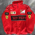 High-Quality F1 Racing Embroidered Jacket Locomotive Riding Jacket Couple Coat For Ferrari F430 488 Stradale Roma F8 Spider SF90