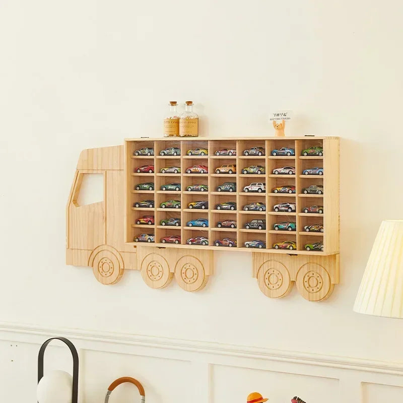 Car Shape Wall Display Stand Children's Room Animal Model Display Stand Popular Character Shelf KidsToys Wall Mount Bracket