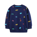 Children's Clothing Toddler Baby Boys Kids Clothes 2025 Autumn Spring Cartoon Animals Sweatshirts Tops Cotton