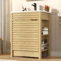 24 Inch Bathroom Vanity with Sink, Mid-Century Modern Bathroom Vanity with Storage Cabinet, Freestanding Bathroom, Customized