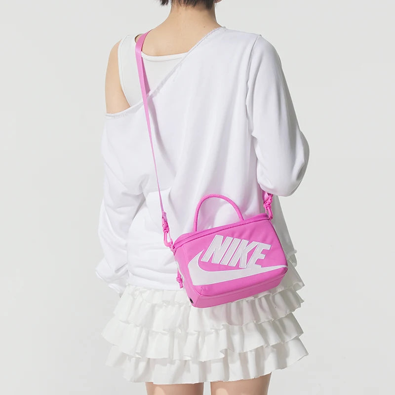 Nike Men's and Women's Bags, Compact Crossbody Bag, Portable Casual Bag, Lightweight Chest Bag, Cycling Travel Shoulder Bag Fn3059-675