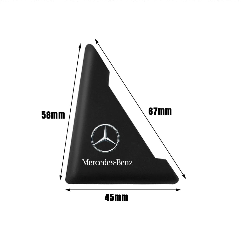 2Pcs Car Door Corner Crash Scratch Protector Cover for Mercedes Benz A B C E R G S Class AMG W124 W169 W176 W212 W204 W205 W210