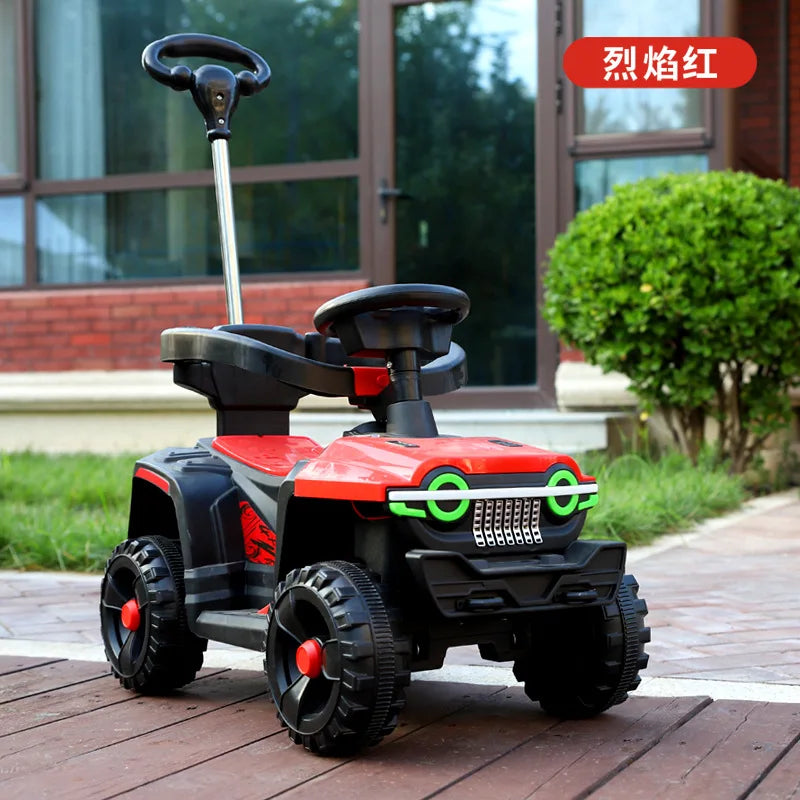 Remote Control 1-6-Year-Old Children's Electric Four-Wheel Motorcycle Off-Road Vehicle Can Accommodate Passengers
