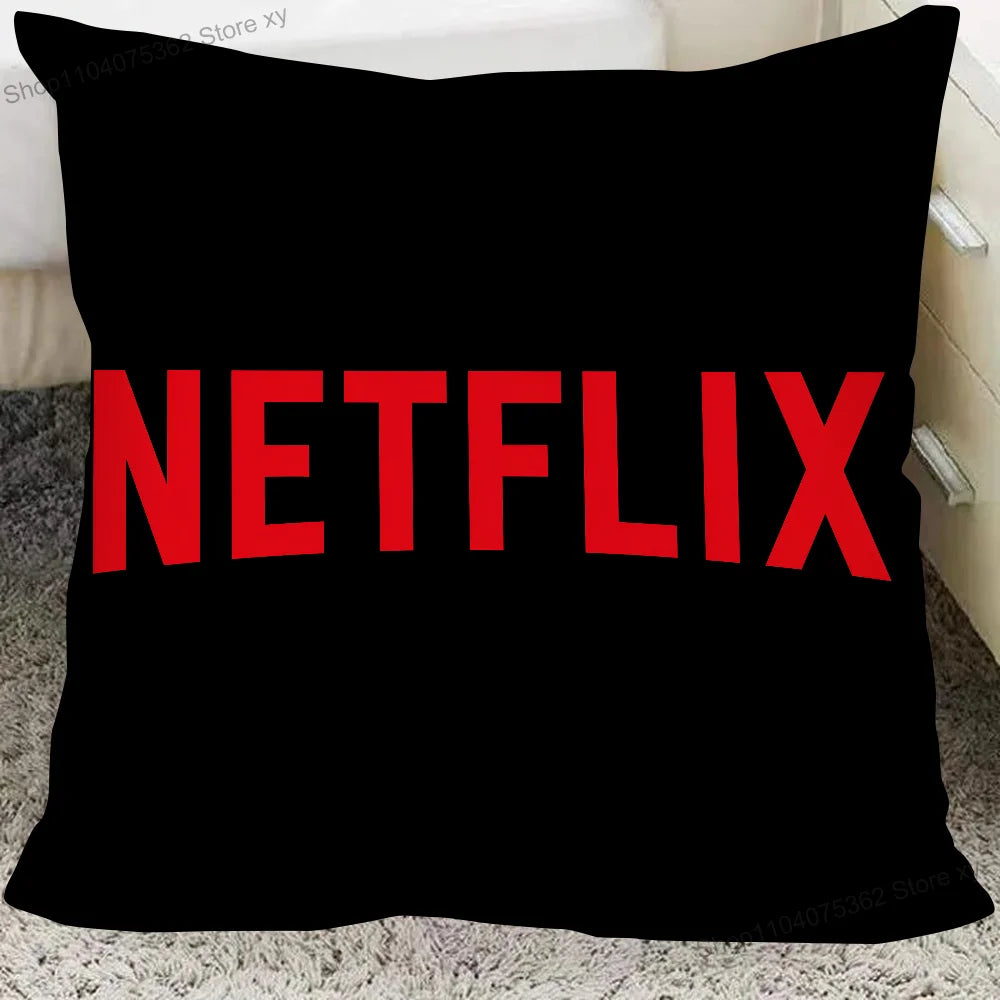 1PC Netflix Pillow Case Square Pillow Cushion Cover Bedroom Sofa Room Decoration Casual Pillow Cover