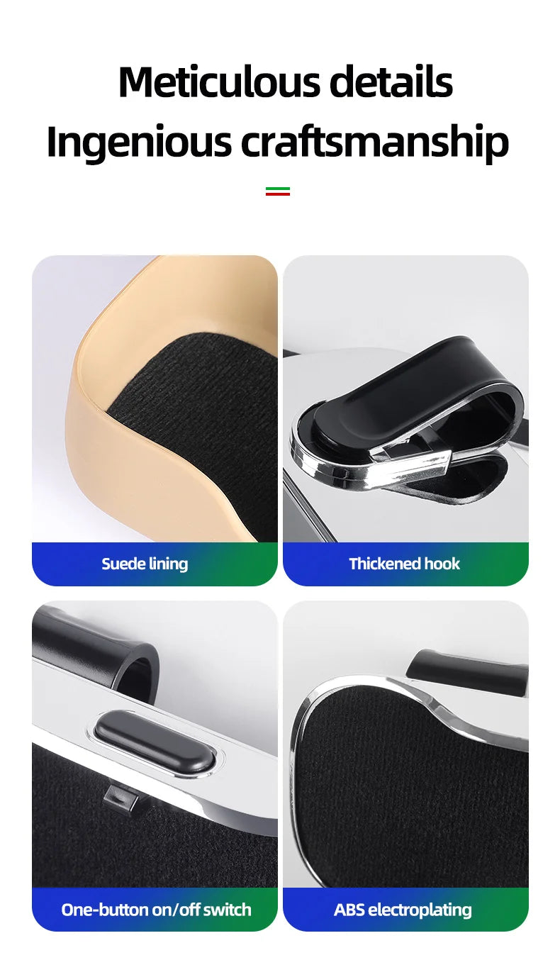 Exclusive for Tesla model 3 model Y model S model X Cybertruck Sunglasses Holder Sun Visor Clip On ABS Eyeglass Case
