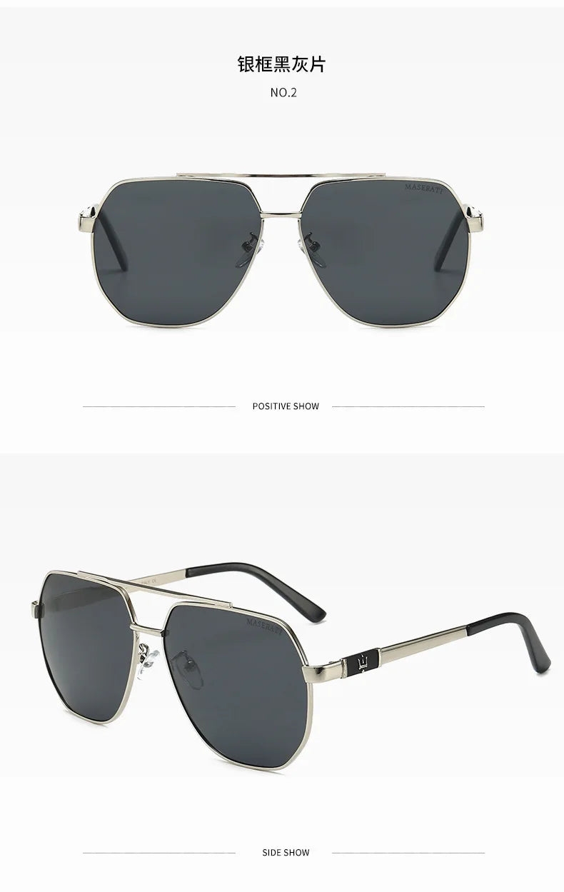 Car Luxury Men Polarized Sunglasses Anti Glare Driver Goggle For Maserati Quattroporte Spyder Levante Coupe GranTurismo
