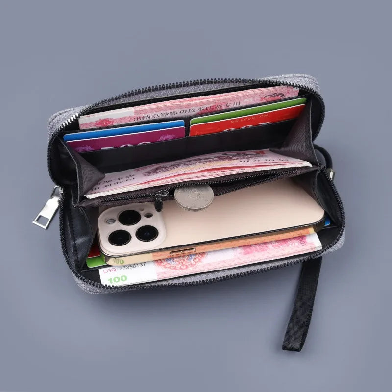 1PC Car Logo Coin Purse Wallet Credit ID Card Bag Coin Purse For Audi RS B7 B8 B9 A3 8P 8V A4 A6 C6 C5 Q2 Q3 Q5 Q7 Q8 TT RS3 RS4