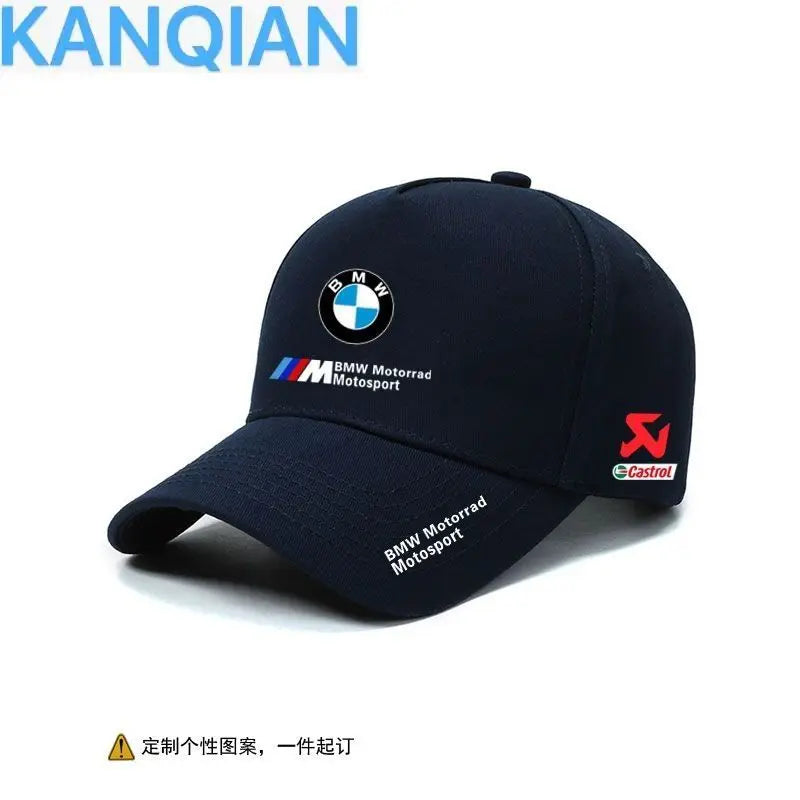 New BMW GS Waterbird Vacuum printing Packaging Heavy Locomotive Motorcycle  Spring and Summer Sunshade Baseball Cap Men's Trend
