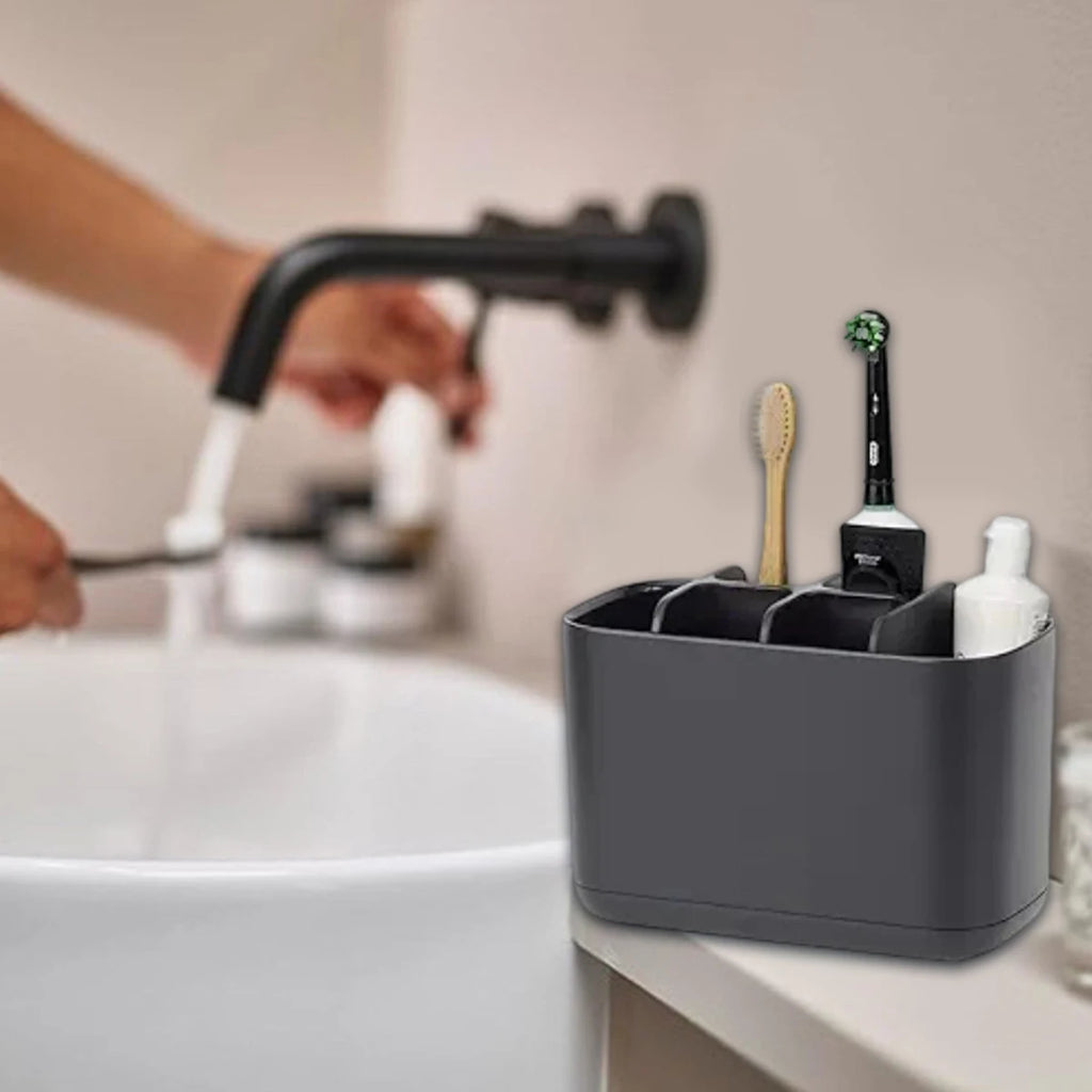 6 Girds Bathroom Organizer and Storage Desktop Holder for Toothbrush Comb Toothpaste Shower Makeup Organizer Household Items