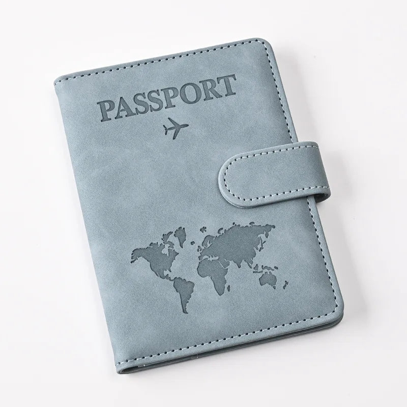 Passport Covers Women Men Letter Print Passport Holder Flight Ticket Clips ID Bank Credit Card Holder Passport Travel Organizer