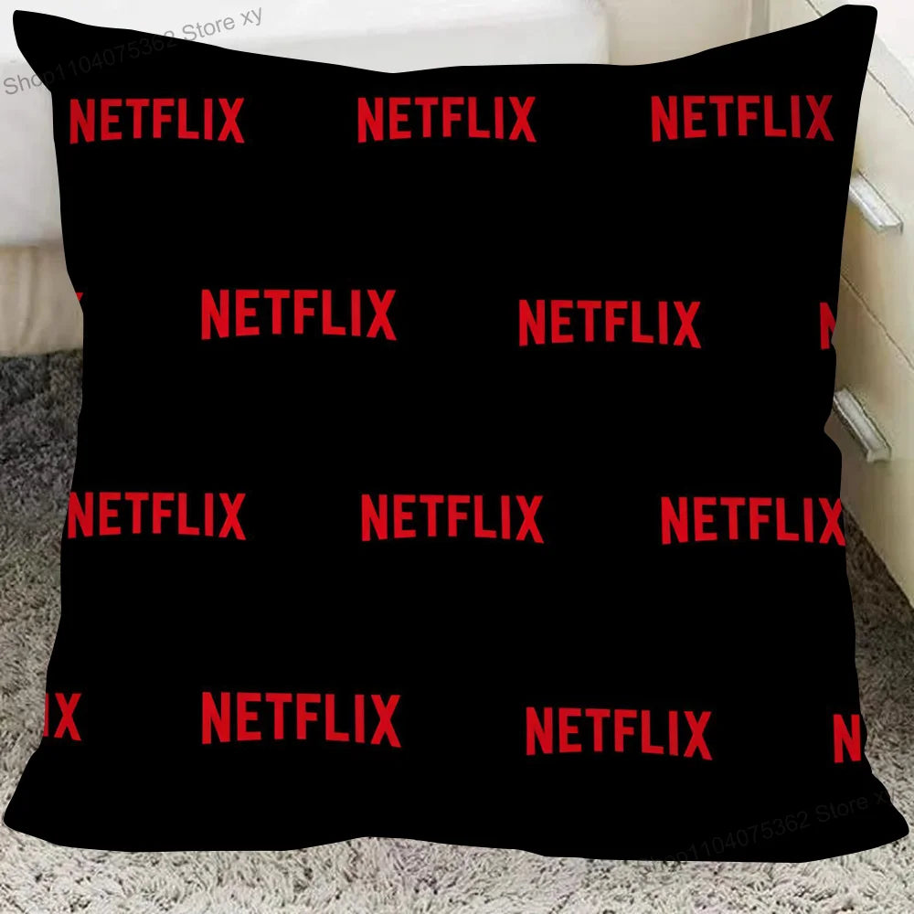 1PC Netflix Pillow Case Square Pillow Cushion Cover Bedroom Sofa Room Decoration Casual Pillow Cover