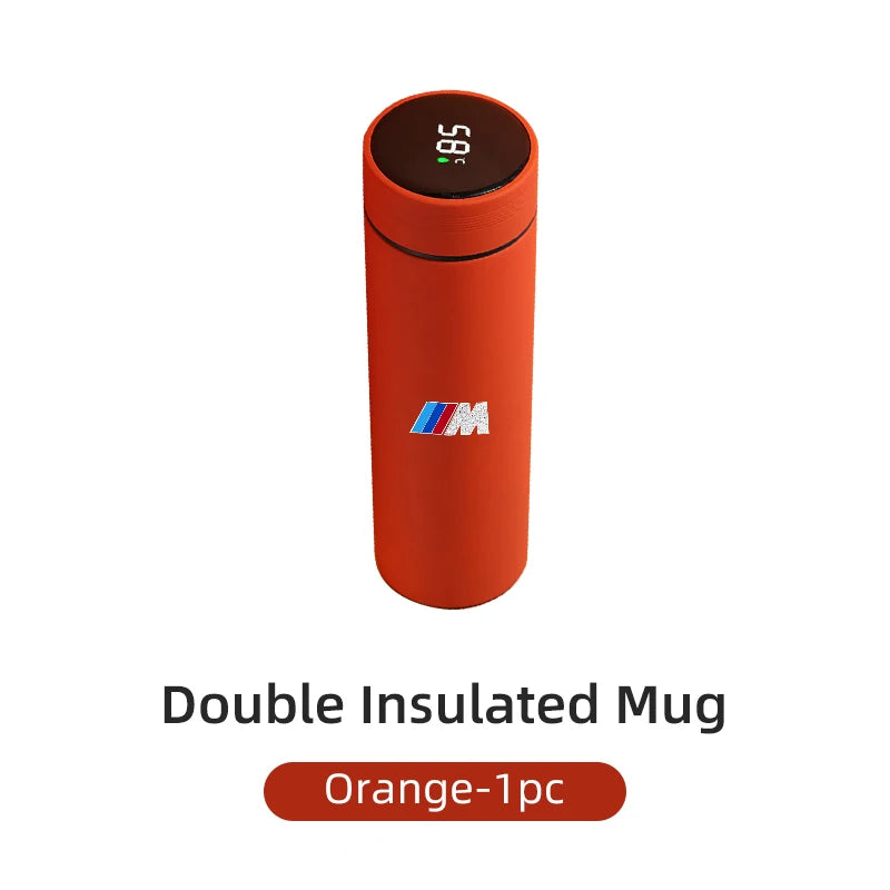 Office Home Mug Thermal Tumbler Outdoor Insulated Cup Water Bottle For BMW 1 3 5 Series X1 X4 X5 X7 G20 G38 F20 F39 F48 E46 E60