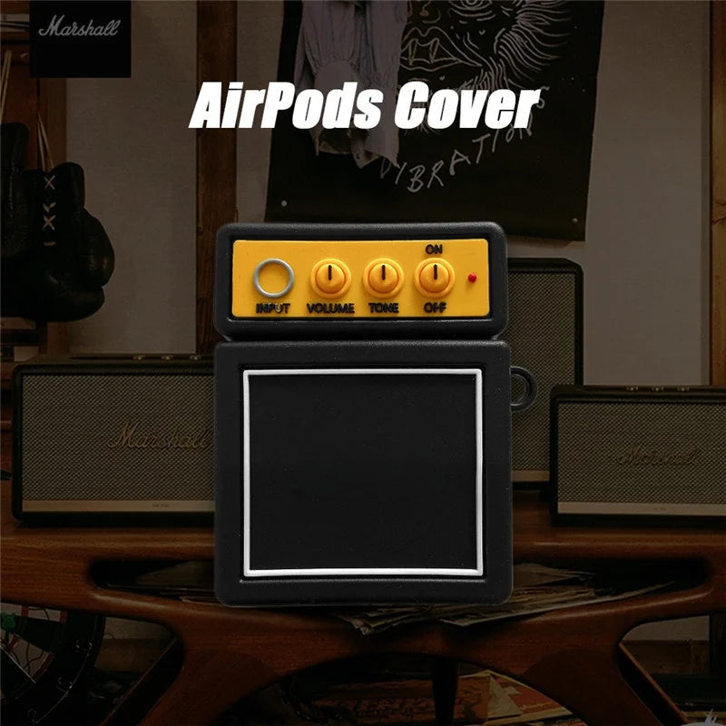 For Airpods Pro 3 Case 2025,3D Sound Box Speaker Protective Silicone Earphone Cover For Airpods Pro 2 Case/Airpods 4 3 2 1