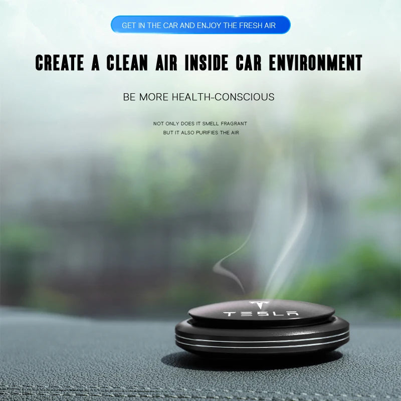 Car Perfume Air Freshener Fragrance Diffuser Interior Accessories For Tesla Model 3 Y S X Cybertruck Juguete Roadster Coil