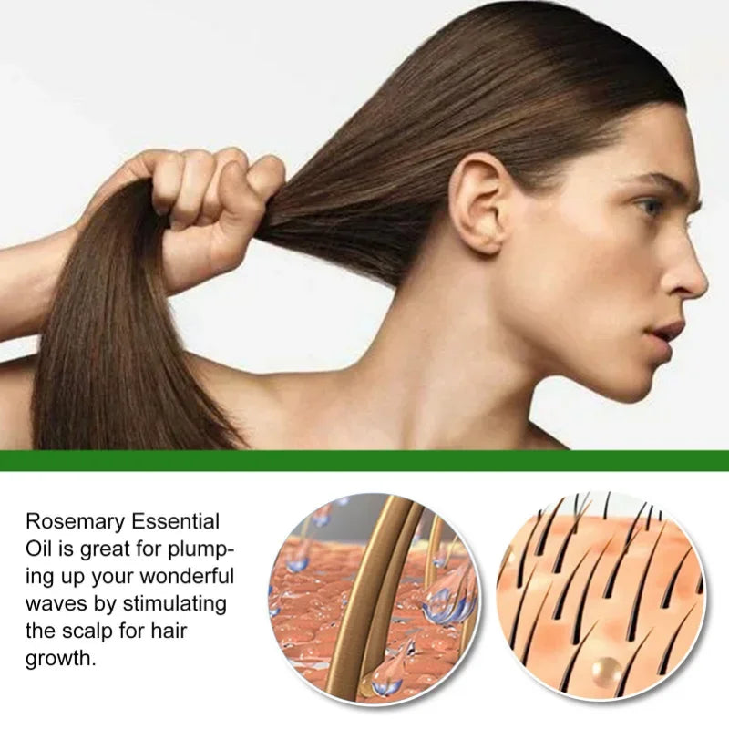 Rosemary Essential Oil Hair Growth Oils Pure Natural 30ML Hair Essential Oils For Nourish Shiny Hair Healthy