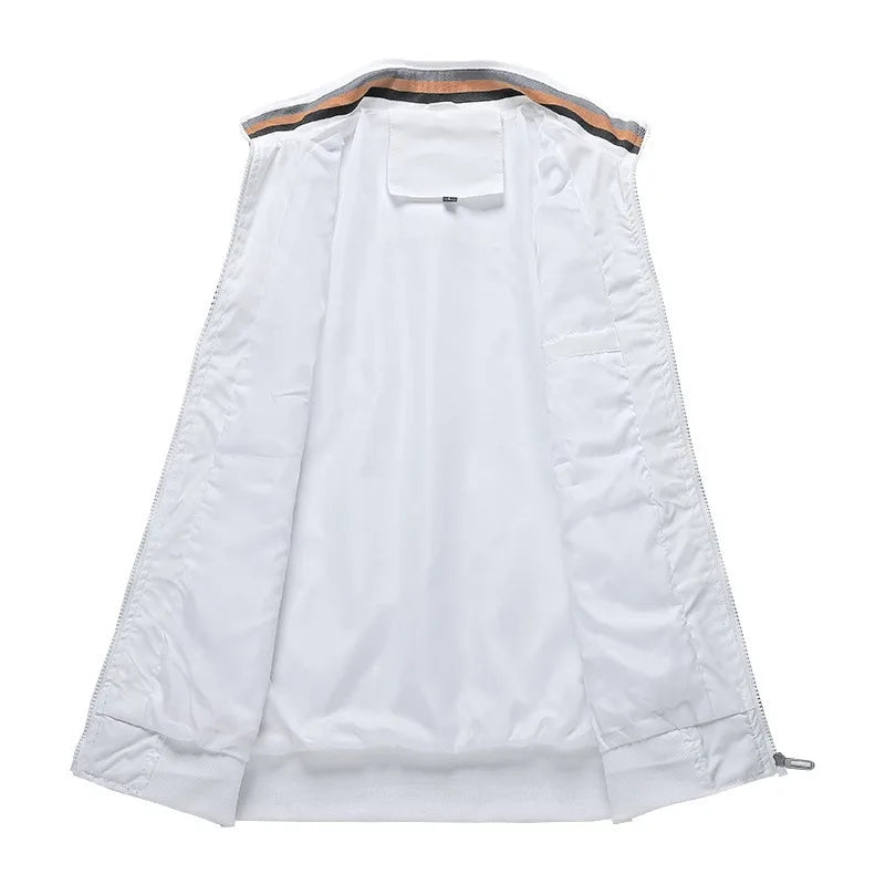 Spring and Autumn Men Jacket Casual Long Sleeved For Ferrari F1 Racing Suit Stand-up Collar Jackets Sports Riding Windproof Coat