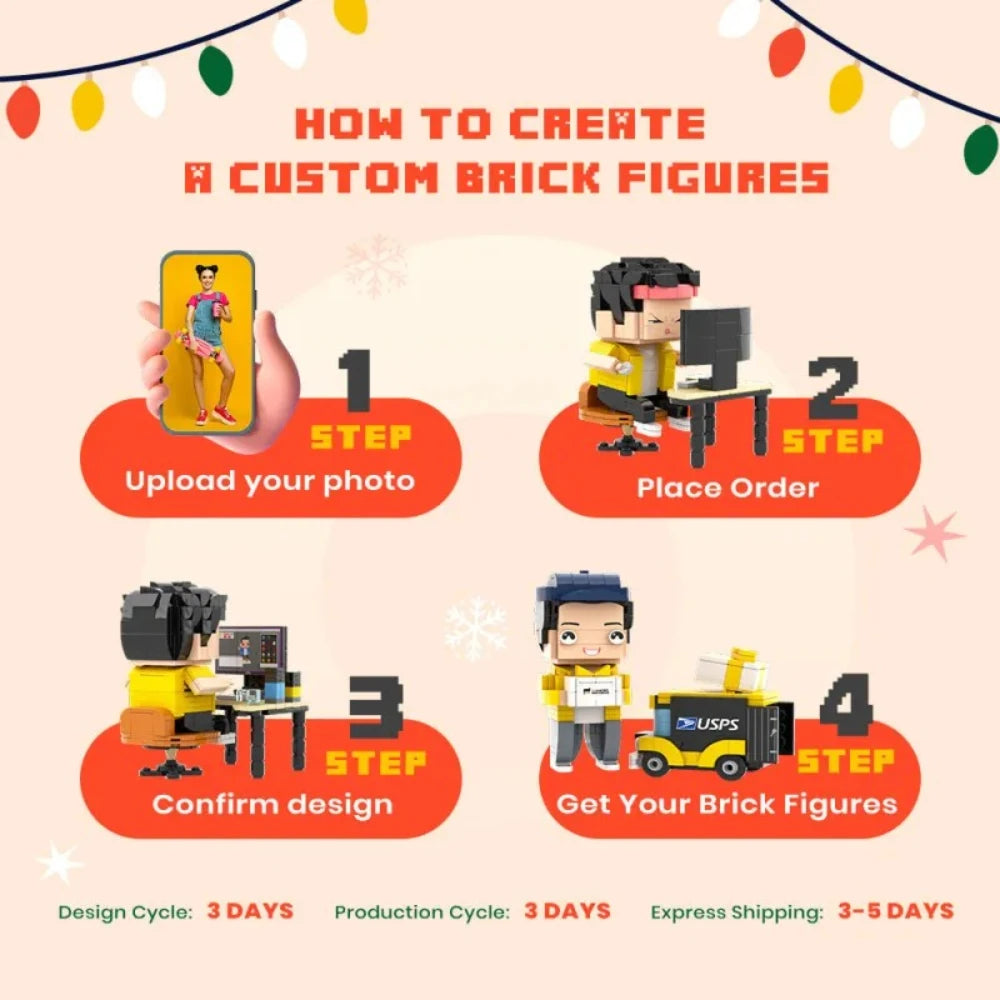 Just Perfect Wedding Dress And Suit For Bride And Groom Customizable Round Head 2 People Custom Brick Figures Wedding Character