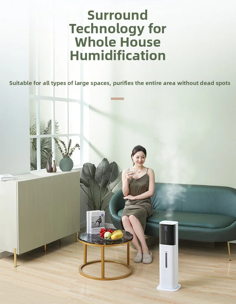 7L Floor Standing Humidifier with Remote Control Baby Room Humidifier Ultra Quiet Quiet Floor Humidifier For Living Room