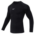 Nike Pro Quick-Drying Compression Clothing Men's Sports T-Shirt Fitness Basketball Pullover Fb7920-010