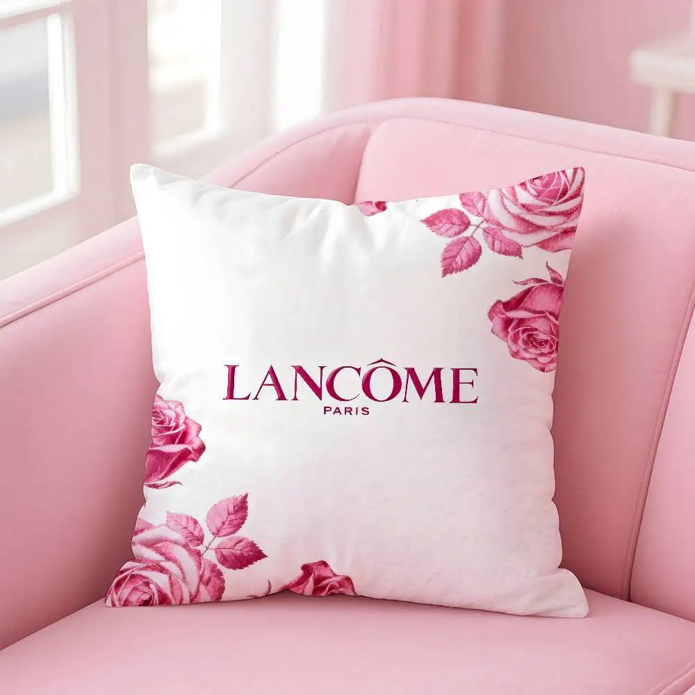 Lancome Cosmetic Pillow Case Pattern Printed Pillowcase For Living Room Sofa Cushion Cover & Bedroom Decor