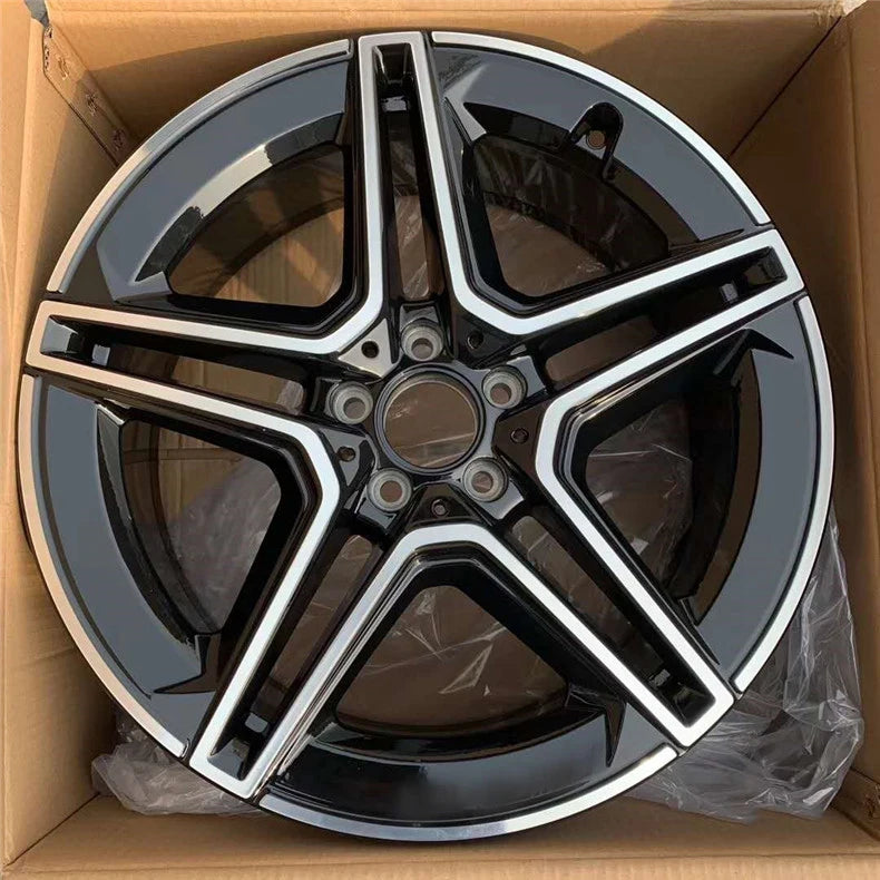 Suitable for Mercedes-Benz Wheels 18 Inch 20 Inch Gle Gla E300 S-Class S450 C200 5 Holes 5X112 Alloy Car Rims