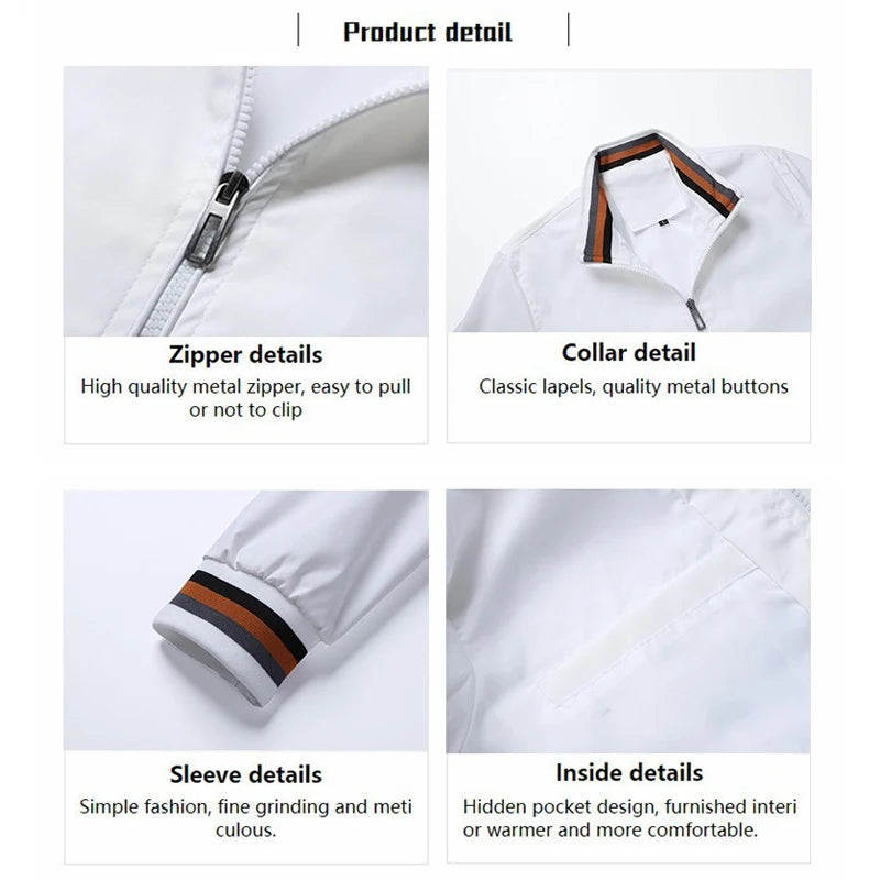 Spring and Autumn Men Jacket Casual Long Sleeved For Ferrari F1 Racing Suit Stand-up Collar Jackets Sports Riding Windproof Coat