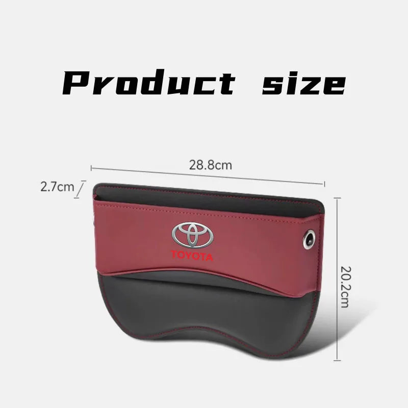 Multi-Function Car Seat Gap Filler Box For Toyota Rav4 CHR Yaris Prius Avensis Corolla Camry Highlander GR 86 Car Accessories
