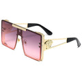 New Personality Square Big Cool Sunglasses for Men Women Fashion Retro Luxury Design Male Sun Glasses Gafas UV400 Gafas De Sol