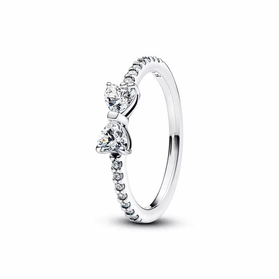 Hot Sales S925 Sterling Silver Disney New Style Charm Ring Crystal  Fashionable Luxury Accssory For Women Wedding Gift