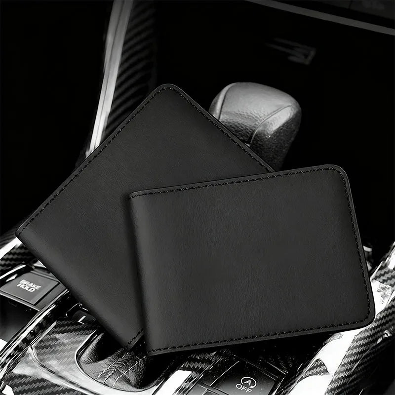 Car leather card storage bag,multi-transparent card position,car accessories,for Ford Mustang Logo Raptor Fusion Explorer Focus