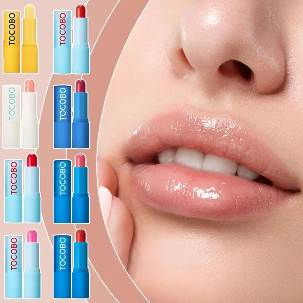 Original TOCOBO Lip Balm 8- Color Lipstick Light High Moisturizing Matte Shimmer Nourishing Mirror Rare Beauty Korean Makeup